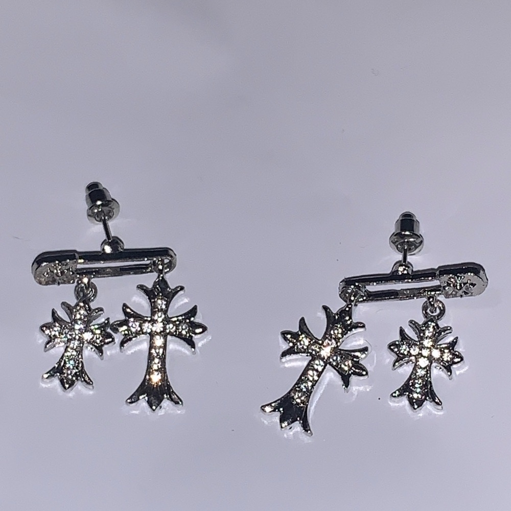 Silver Tree Dangle Earrings